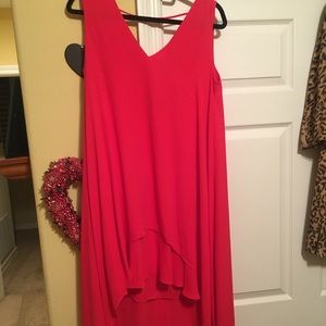 BCBG MaxAzria High-Low Midi Dress